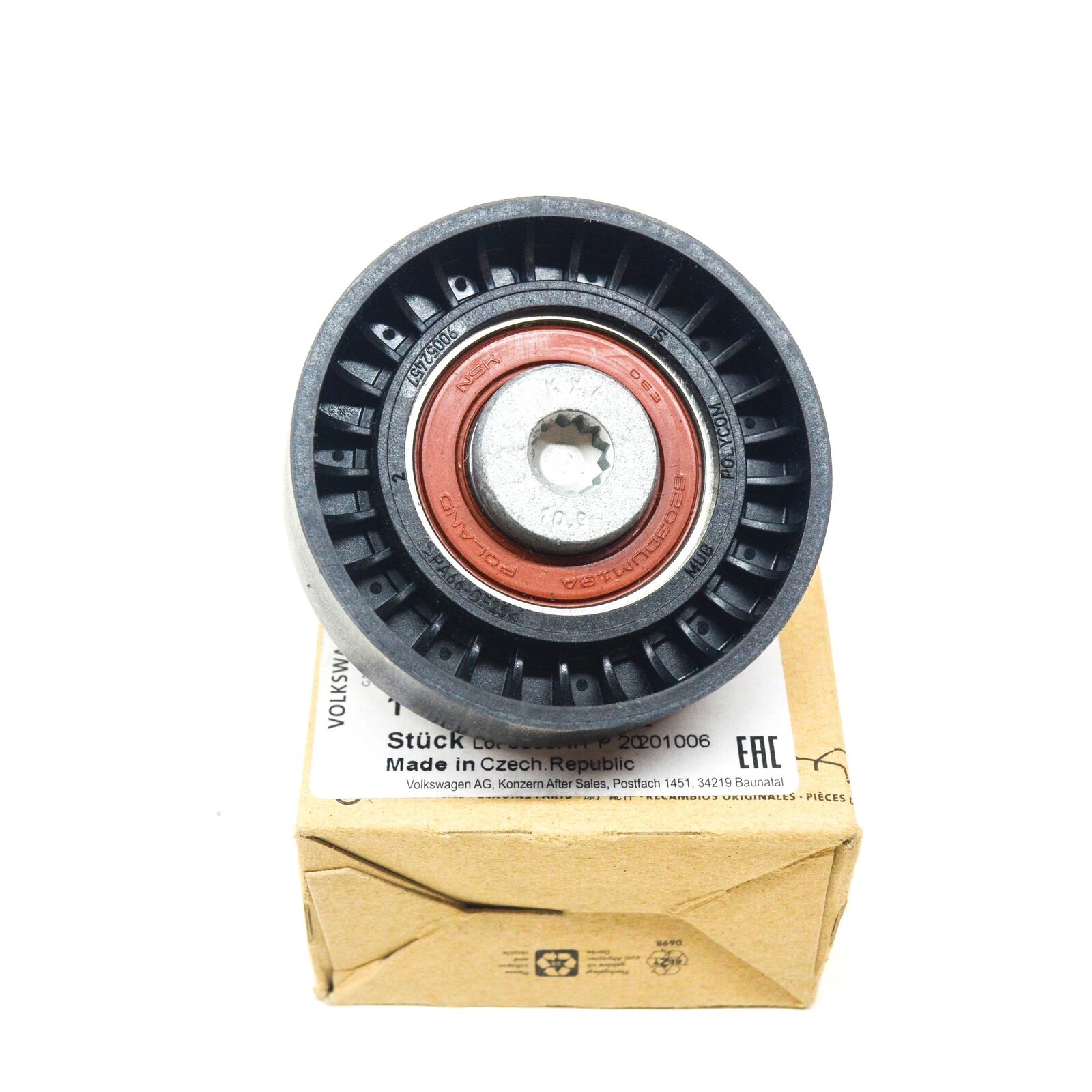 NEW AUDI A4 B9 S4 TENSIONER IDLER PULLEY 06M260938J ORIGINAL