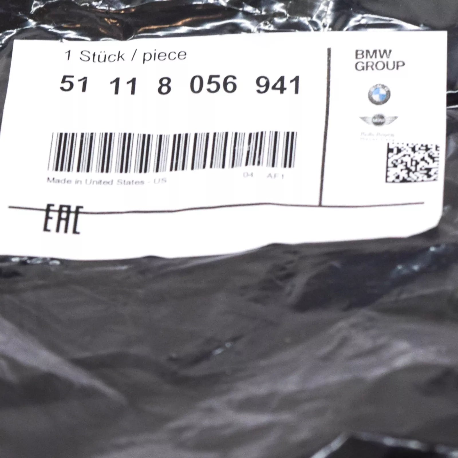 NEW BMW X3 F25 M-SPORT FRONT LEFT CLOSED GRILL 8056941 51118056941 2013 ORIGINAL