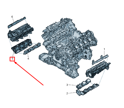 new audi a6 c7 lower outer engine cylinder noise insulation 079133876a original