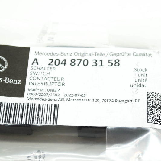 NEW MERCEDES-BENZ C W205 BONNET HOOD SWITCH A2048703158 ORIGINAL