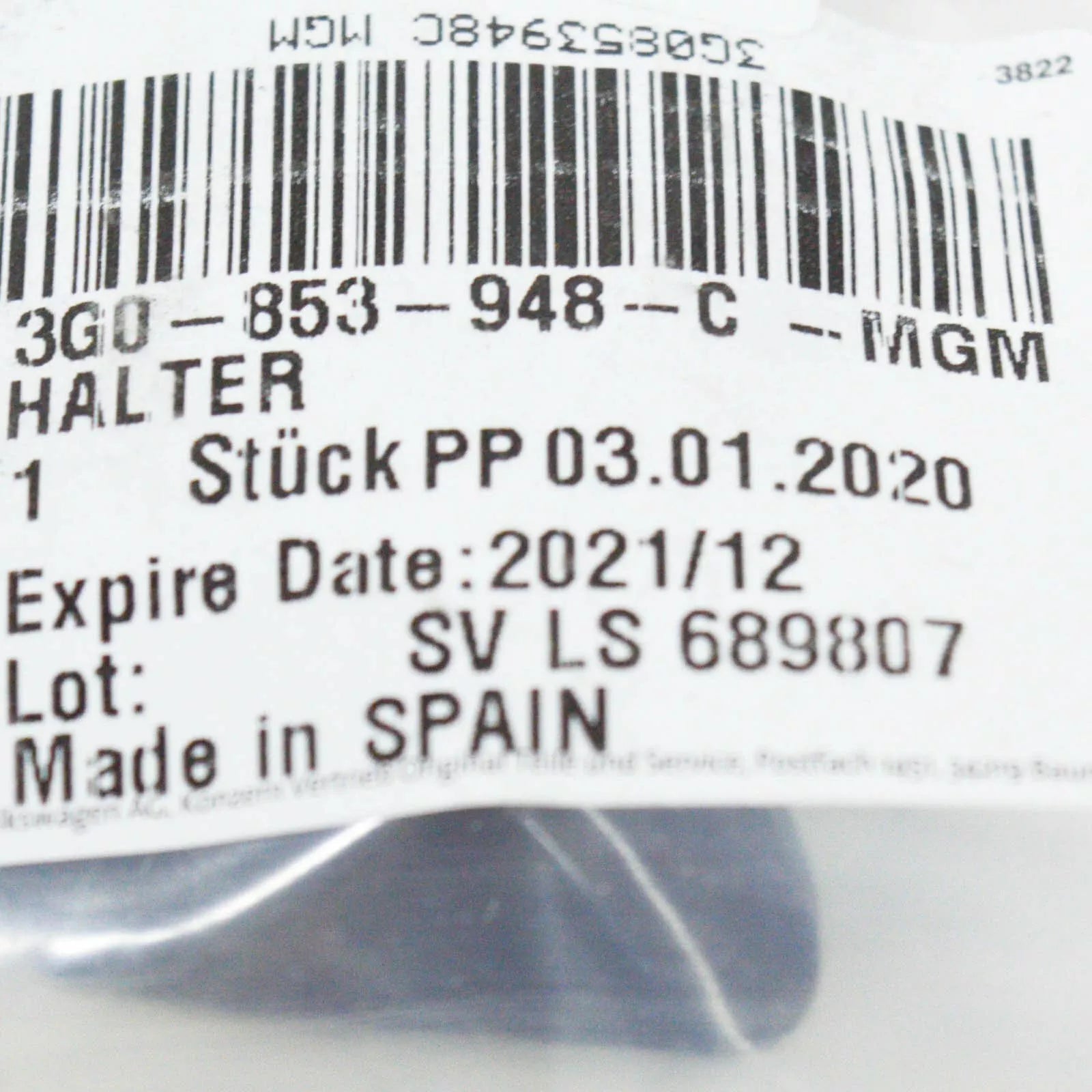 NEW VW PASSAT B8 RADIATOR GRILLE 4MOTION BADGE EMBLEM 3G0853948CMGM