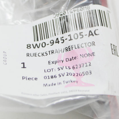 NEW AUDI A4 B9 REAR LEFT OUTER BUMPER REFLECTOR 8W0945105AC ORIGINAL