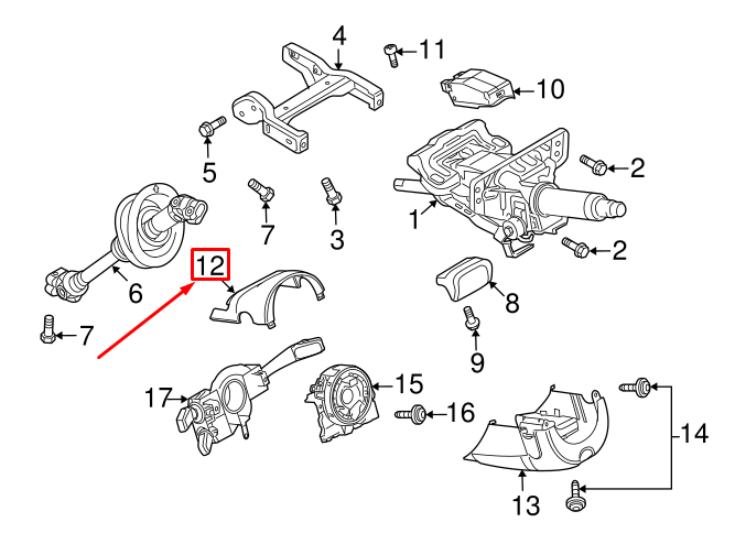 NEW AUDI A4 AVANT B8 UPPER STEERING COLUMN TRIM 8K0953515A6PS ORIGINAL