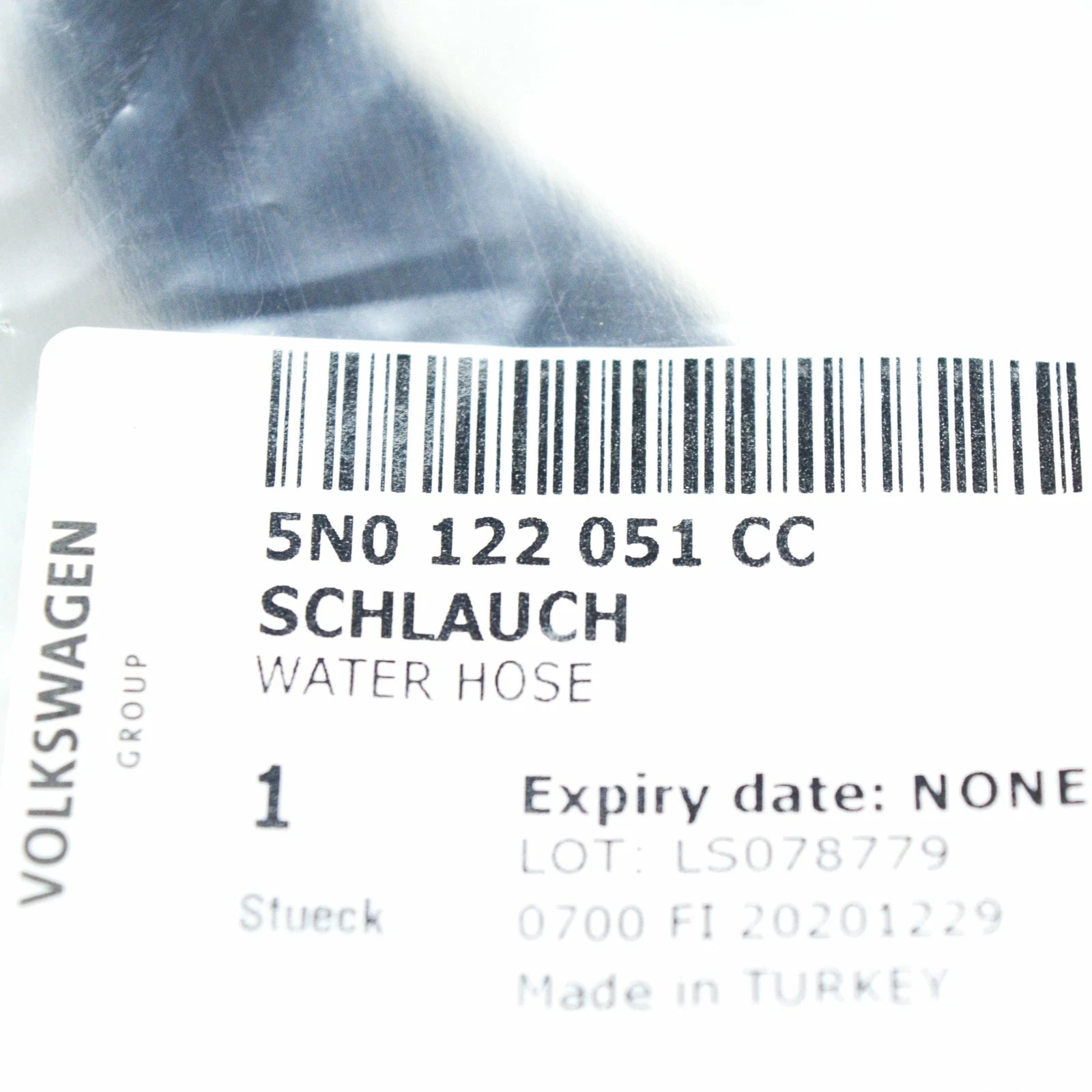 NEW AUDI Q3 8U ENGINE RADIATOR LOWER COOLANT HOSE 5N0122051CC