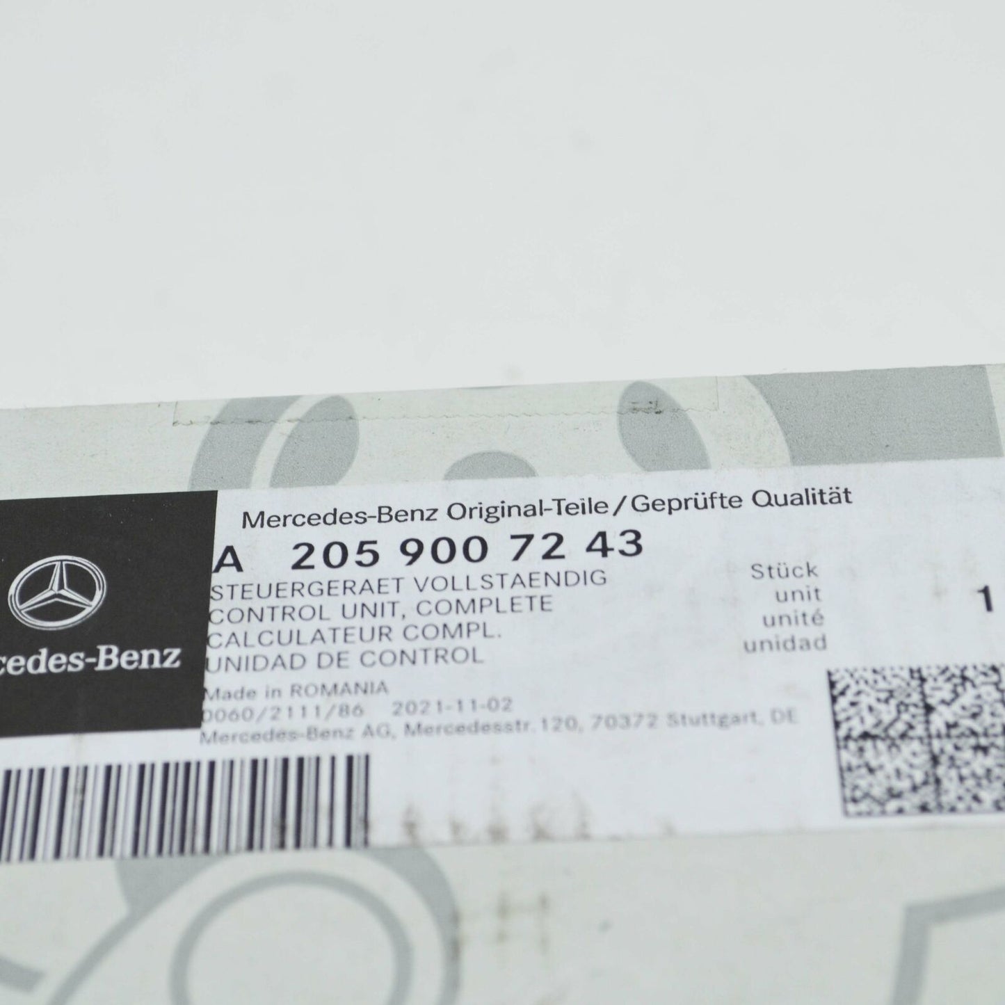 NEW MERCEDES-BENZ GLC X253 INTERIOR COMFORT CONTROL UNIT A2059007243 ORIGINAL