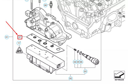 NEW BMW M3 COUPE E46 VANOS SEALING PLATE 11367831906 7831906 ORIGINAL