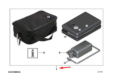 NEW BMW TYRE/TIRE INFLATION COMPRESSOR MOBILITY KIT 71102333674 2333674 ORIGINAL