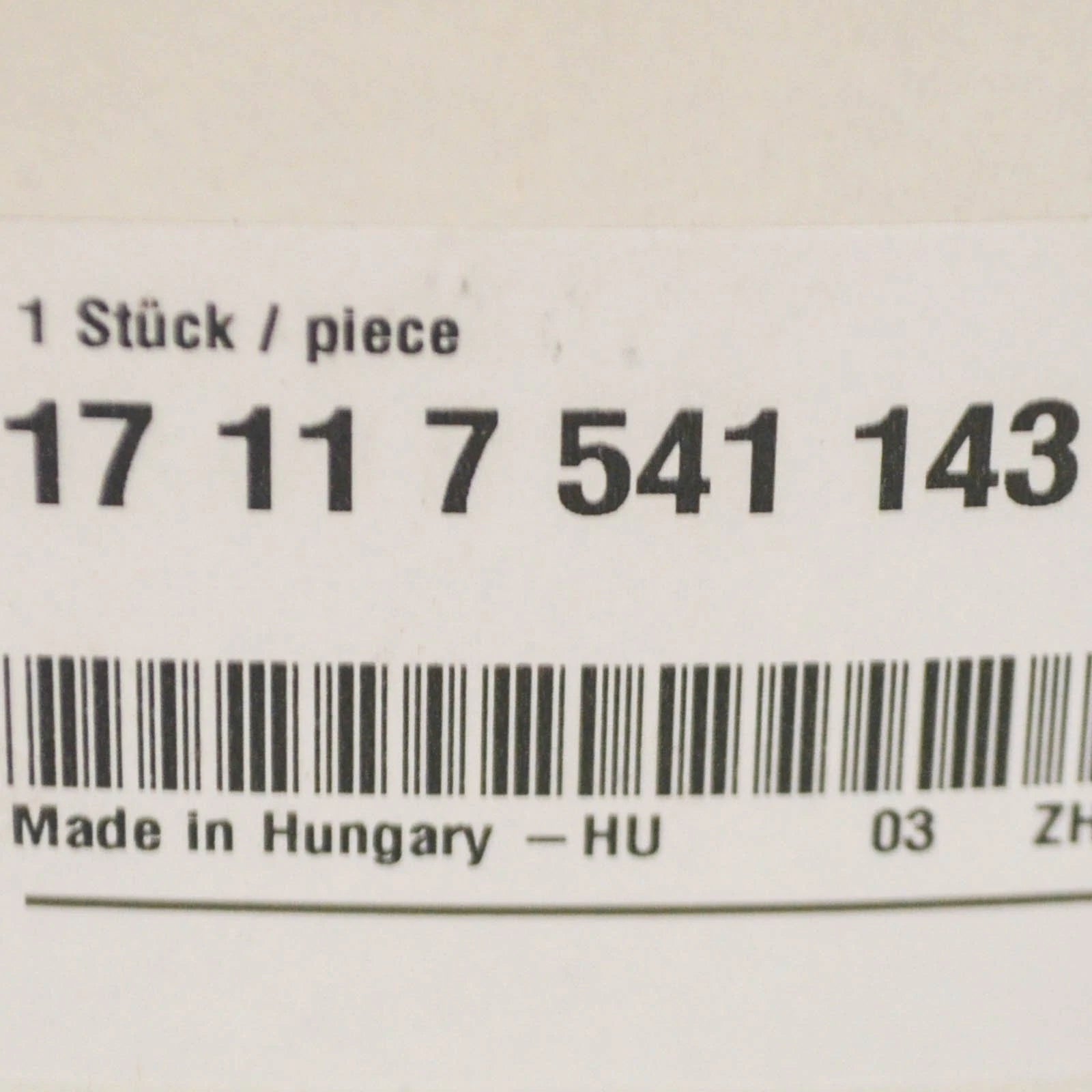 NEW BMW 3 E90 HOSE FOR RADIATOR ENGINE OIL HEAT EXCHANGER 17117541143 ORIGINAL