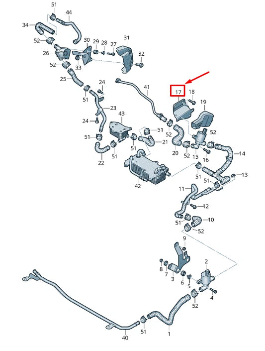 NEW AUDI Q7 4M ENGINE SOLENOID VALVE BRACKET 4M0121313CG