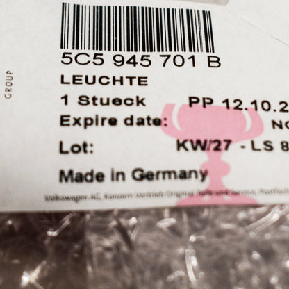 NEW VW BEETLE A5 REAR LEFT TAIL LIGHT WITH FOG LIGHT RHD 5C5945701B ORIGINAL