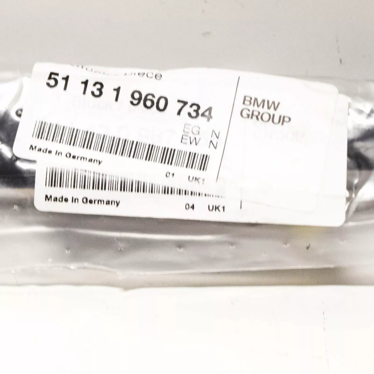 NEW BMW 3 E30 REAR RIGHT DOOR MOLDING TRIM 51131960734 1960734 ORIGINAL