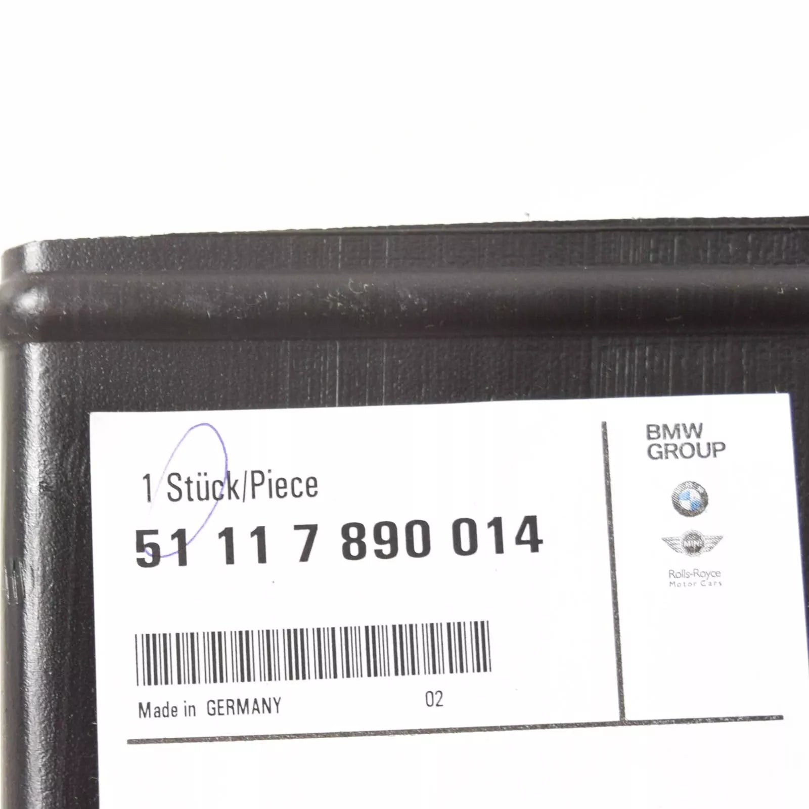 NEW BMW 5 E39 FRONT RIGHT BRAKE COOLING DUCT 51117890014 ORIGINAL