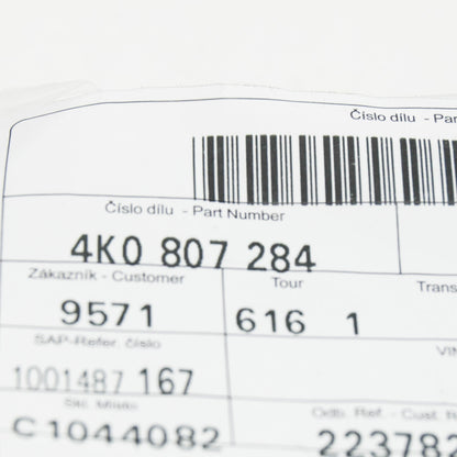 NEW AUDI A6 C8 FRONT RIGHT BUMPER GUIDE 4K0807284 ORIGINAL