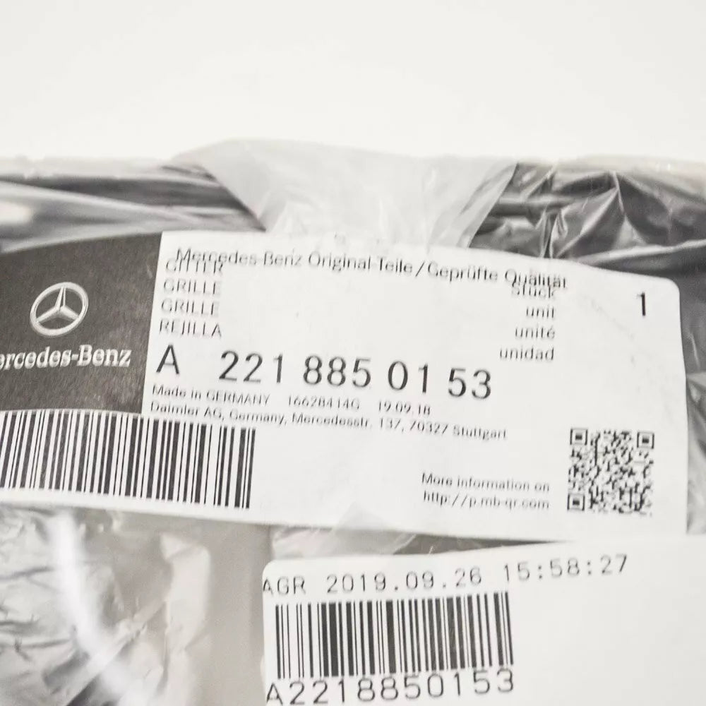 NEW MERCEDES BENZ S CLASS W221 LEFT FOG LIGHT GRILLE A2218850153 GENUINE