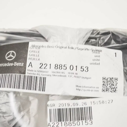 NEW MERCEDES BENZ S CLASS W221 LEFT FOG LIGHT GRILLE A2218850153 GENUINE
