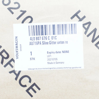 NEW AUDI Q7 4L FRONT RIGHT FOG LIGHT GRILLE 4L0807676C01C S-LINE 2012