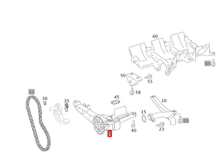 NEW MERCEDES-BENZ E W212 GEARBOX OIL PUMP A6421801600 ORIGINAL
