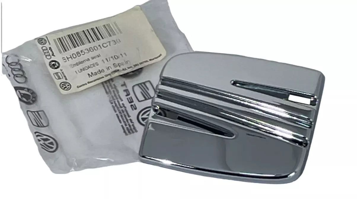 NEW SEAT AROSA 6H FRONT RADIATOR GRILLE BADGE 6H0853601C739 ORIGINAL