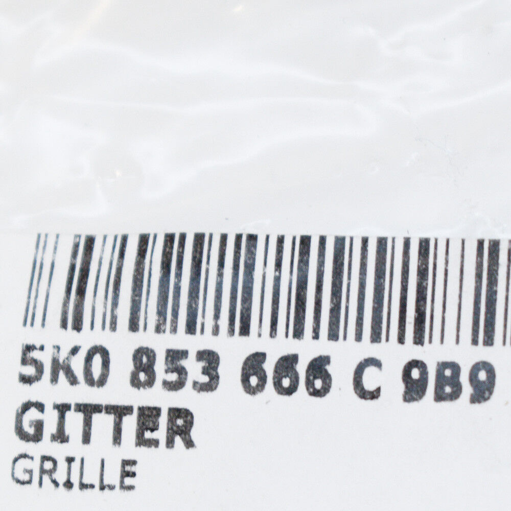 NEW VOLKSWAGEN GOLF MK6 FRONT RIGHT FOG LIGHT TRIM GTI 5K0853666C9B9 ORIGINAL