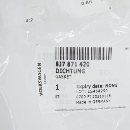 NEW AUDI TT 8J MK2 SOFT TOP RIGHT REAR SEAL 8J7871420 ORIGINAL