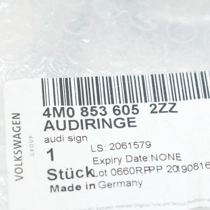 NEW AUDI Q7 SQ7 4M FRONT BUMPER RADIATOR GRILLE EMBLEM 4M08536052ZZ ORIGINAL