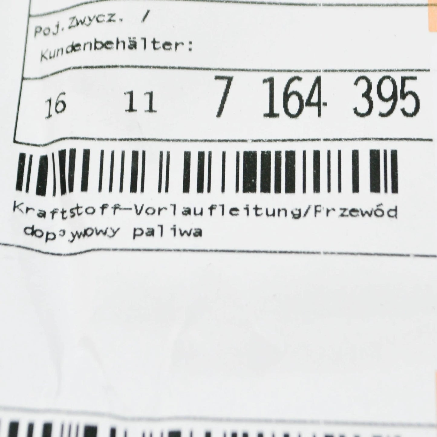 NEW BMW X5 E70 FUEL FEED LINE 7164395 16117164395 ORIGINAL