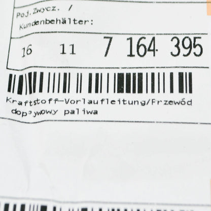 NEW BMW X5 E70 FUEL FEED LINE 7164395 16117164395 ORIGINAL