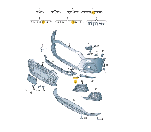 new audi a1 sportback gb front left headlight washer cover 82a807753gru original