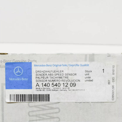 NEW MERCEDES BENZ S W140 FRONT LEFT ABS SENSOR A1405401209