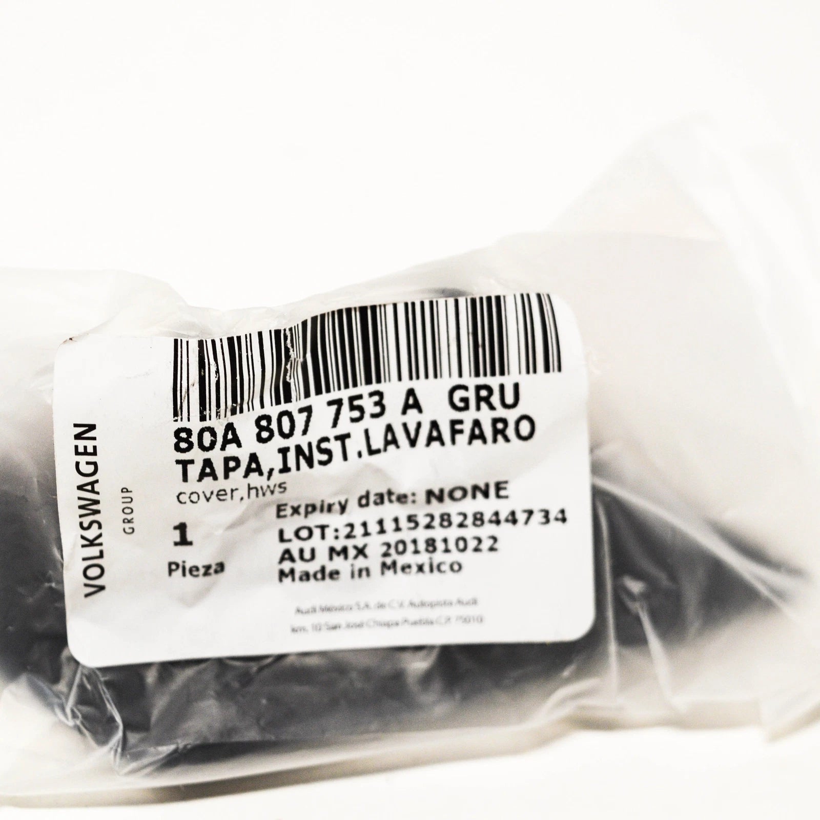 NEW AUDI SQ5 80A LEFT HEADLIGHT WASHER COVER CAP 80A807753AGRU ORIGINAL