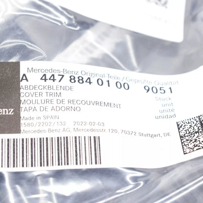 NEW MB VITO W447 FRONT BUMPER RIGHT COVER TRIM A44788401009051 ORIGINAL