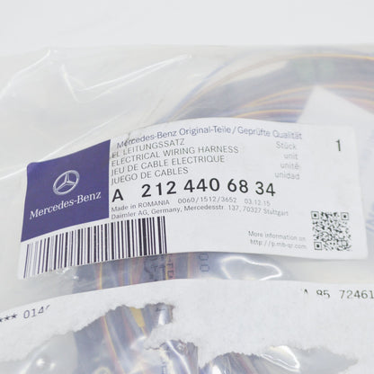 NEW MERCEDES-BENZ E W212 REAR-VIEW CAMERA WIRING HARNESS A2124406834 ORIGINAL