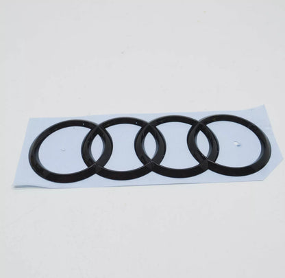 NEW AUDI A5 CABRIO F5 BLACK GLOSSY BOOTLID BADGE 8W6853742AT94 ORIGINAL