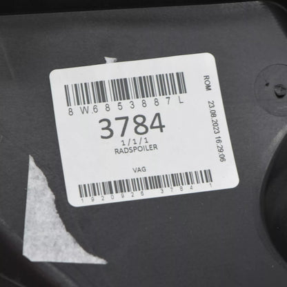 NEW AUDI A5 SPORTBACK F5 FRONT LEFT WHEEL SPOILER 8W6853887L ORIGINAL