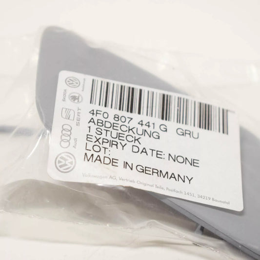 NEW AUDI A6 C6 FRONT BUMPER TOW HOOK EYE COVER 4F0807441GGRU ORIGINAL