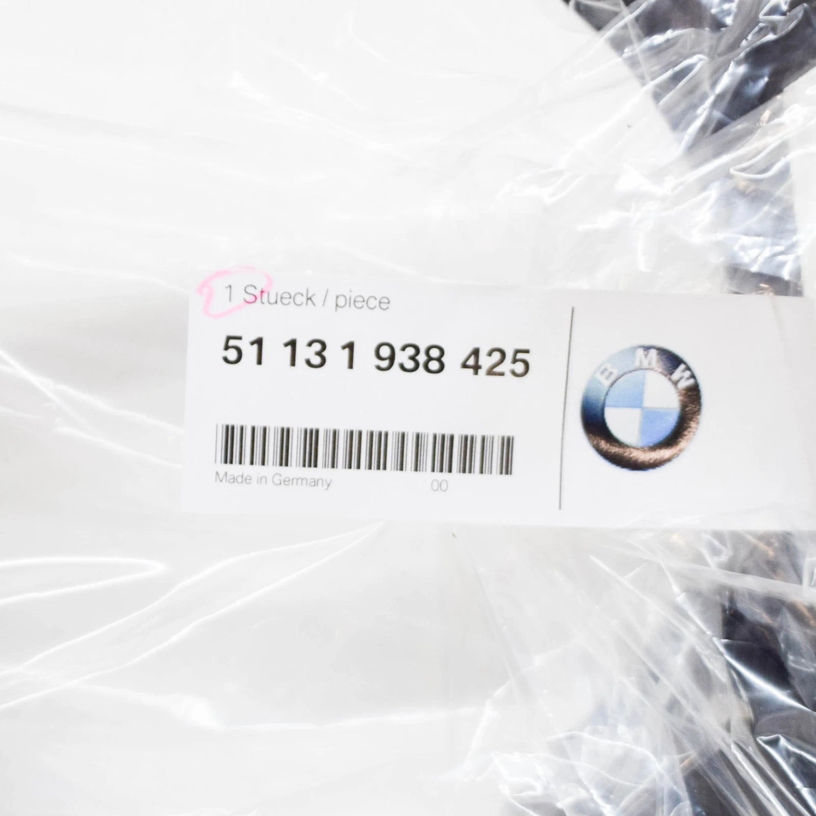 NEW BMW 7 E32 FRONT LEFT HEADLIGHT LAMP GRILLE 51131938425 ORIGINAL