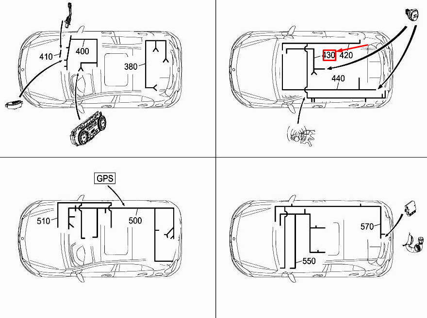 new mercedes-benz a w176 rear cigar lighter wiring harness a1765407601 original