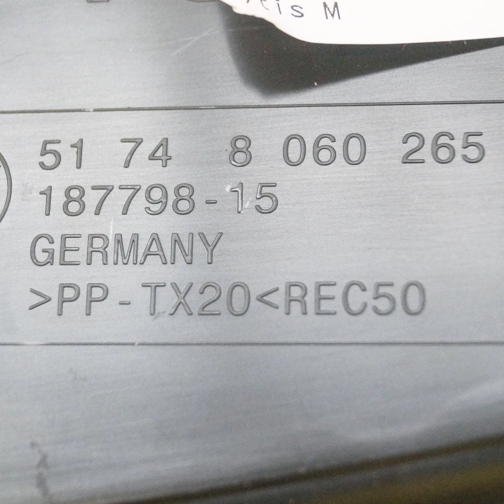 NEW BMW X1 F48 FRONT LEFT BRAKE AIR DUCT M 51748060265 8060265 2015 ORIGINAL