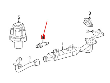 NEW MERCEDES-BENZ E W211 EXHAUST SYSTEM OXYGEN SENSOR A0075420118 ORIGINAL