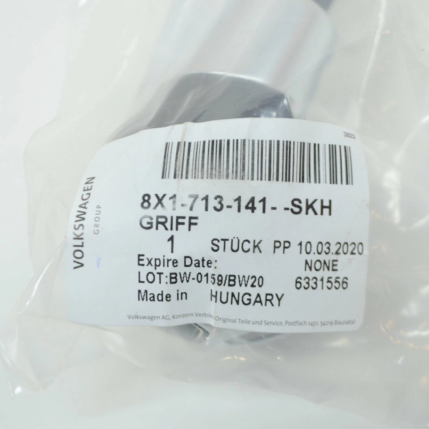 NEW AUDI A3 8P AUTOMATIC GEAR SHIFT KNOB 8X1713141SKH