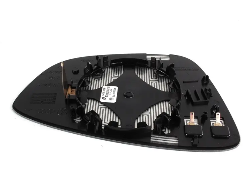 NEW VOLKSWAGEN CC FRONT LEFT DOOR HEATED MIRROR GLASS LHD 3C8857521B ORIGINAL