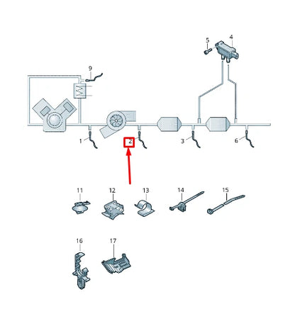 NEW AUDI A4 AVANT B8 FRONT LAMBDA OXYGEN SENSOR 06L906262F ORIGINAL