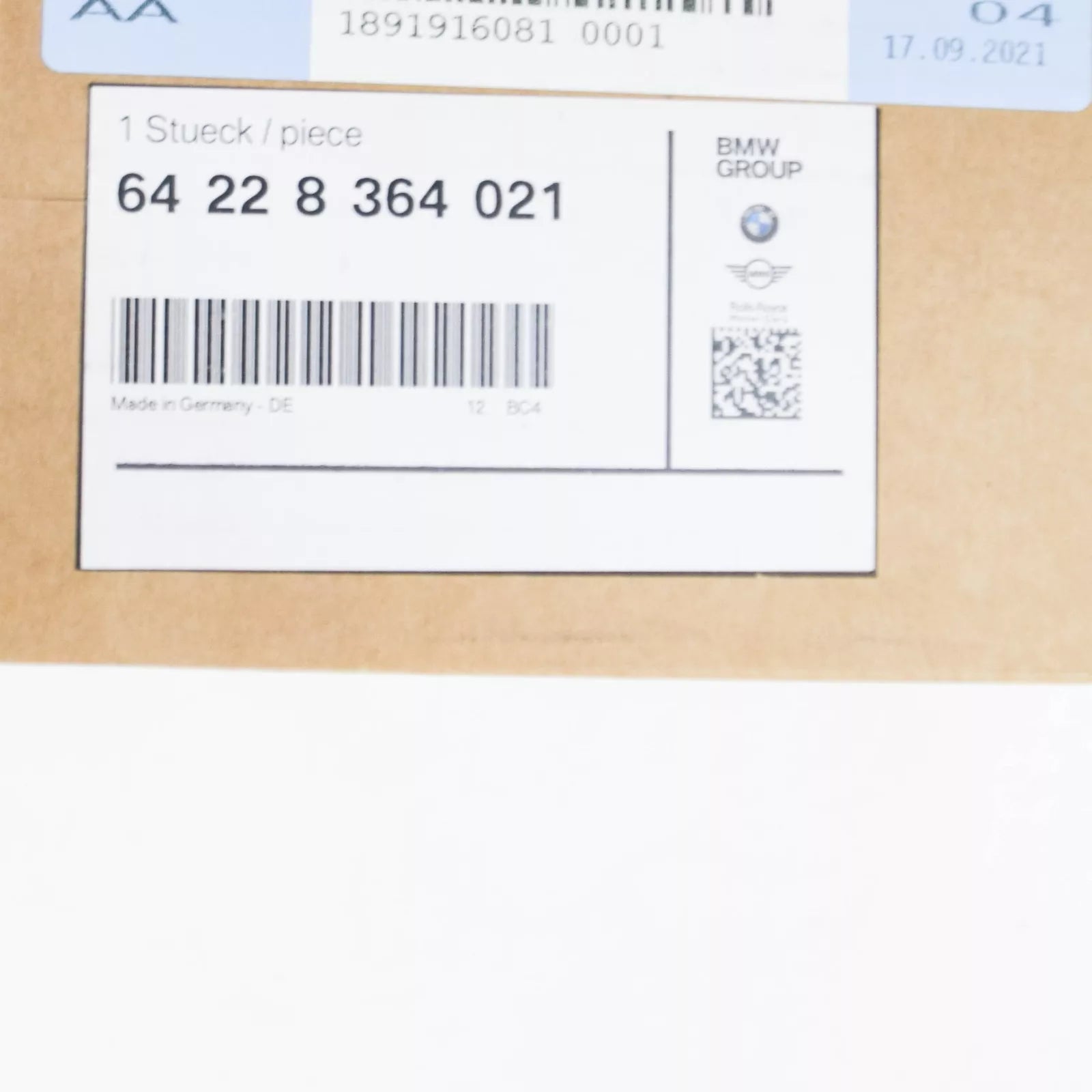 NEW BMW 5 E39 CENTER BLACK DASHBOARD AIR VENT 64228364021 ORIGINAL