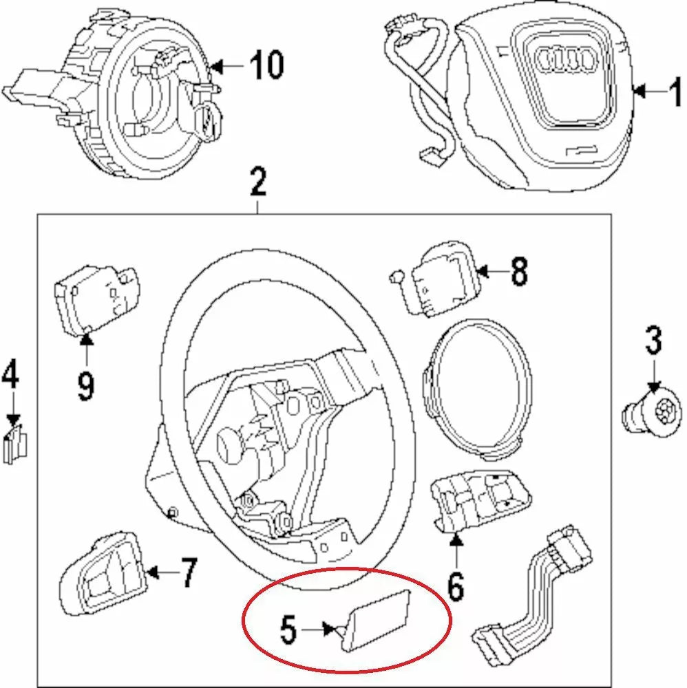 NEW AUDI A4 S4 STEERING WHEEL EMBLEM BADGE LOGO 8E0419685