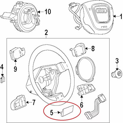NEW AUDI A4 S4 STEERING WHEEL EMBLEM BADGE LOGO 8E0419685