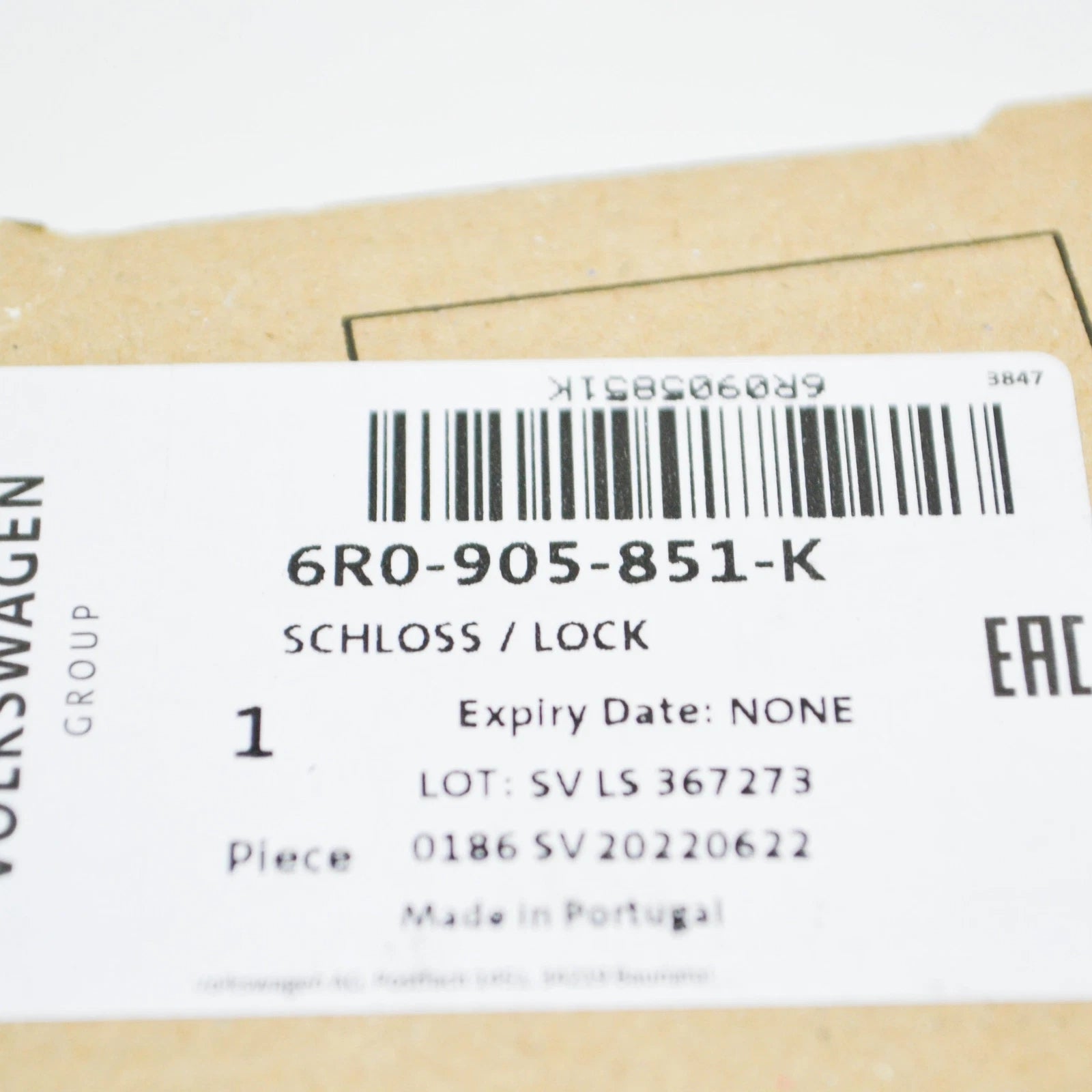 NEW VW AMAROK FLATBED S1B STEERING LOCK IGNITION SWITCH 6R0905851K ORIGINAL