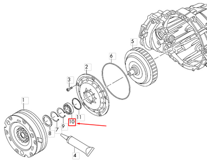 NEW AUDI A4 AVANT B8 FRONT GROOVED BALL BEARING 0B5323263G ORIGINAL