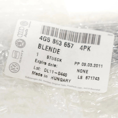 NEW AUDI A6 C7 REAR LEFT ROLLER SUN BLIND TRIM 4G58636574PK ORIGINAL