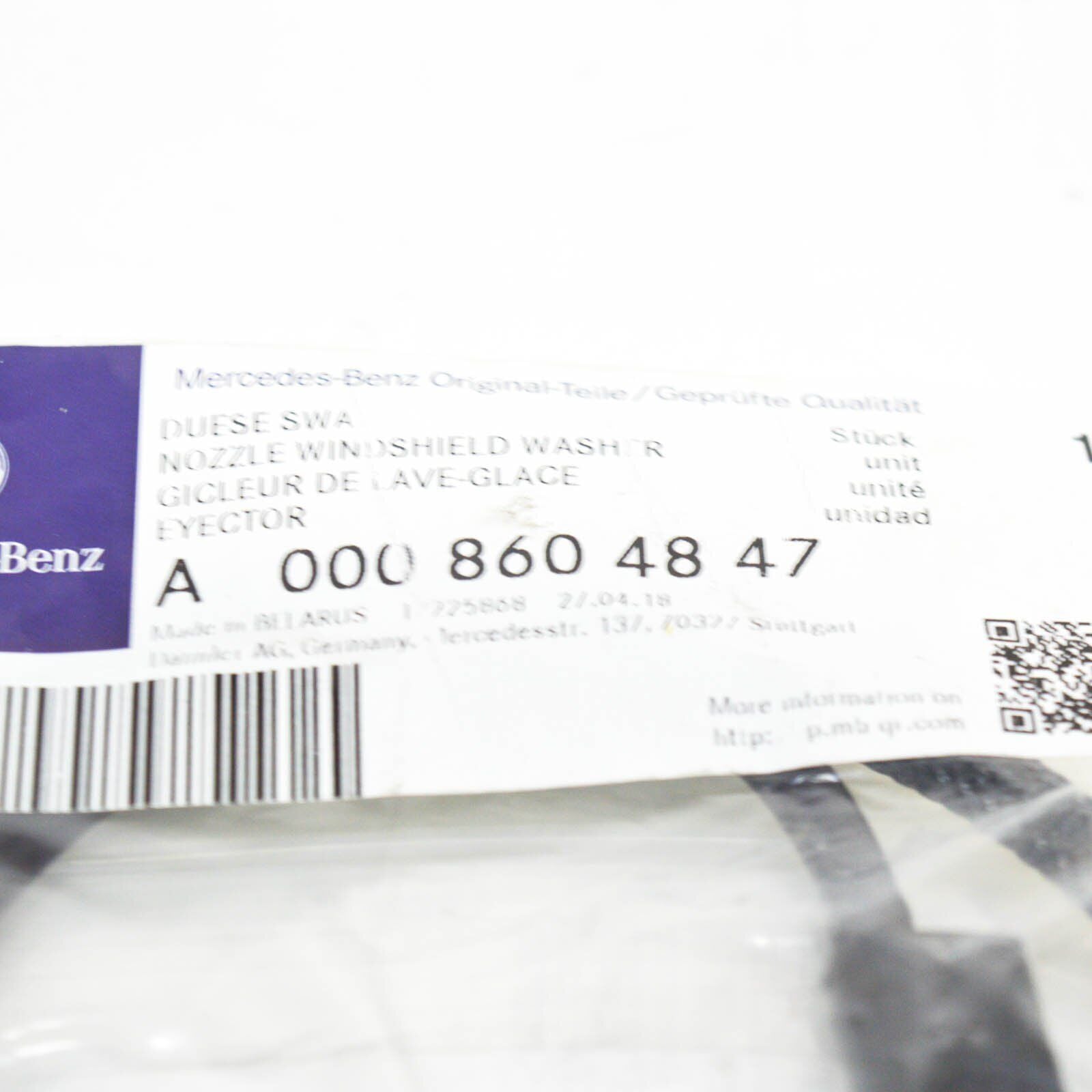 NEW MB VITO W639 LEFT WIPER ARM NOZZLE WASHER WITH HOSE A0008604847 ORIGINAL