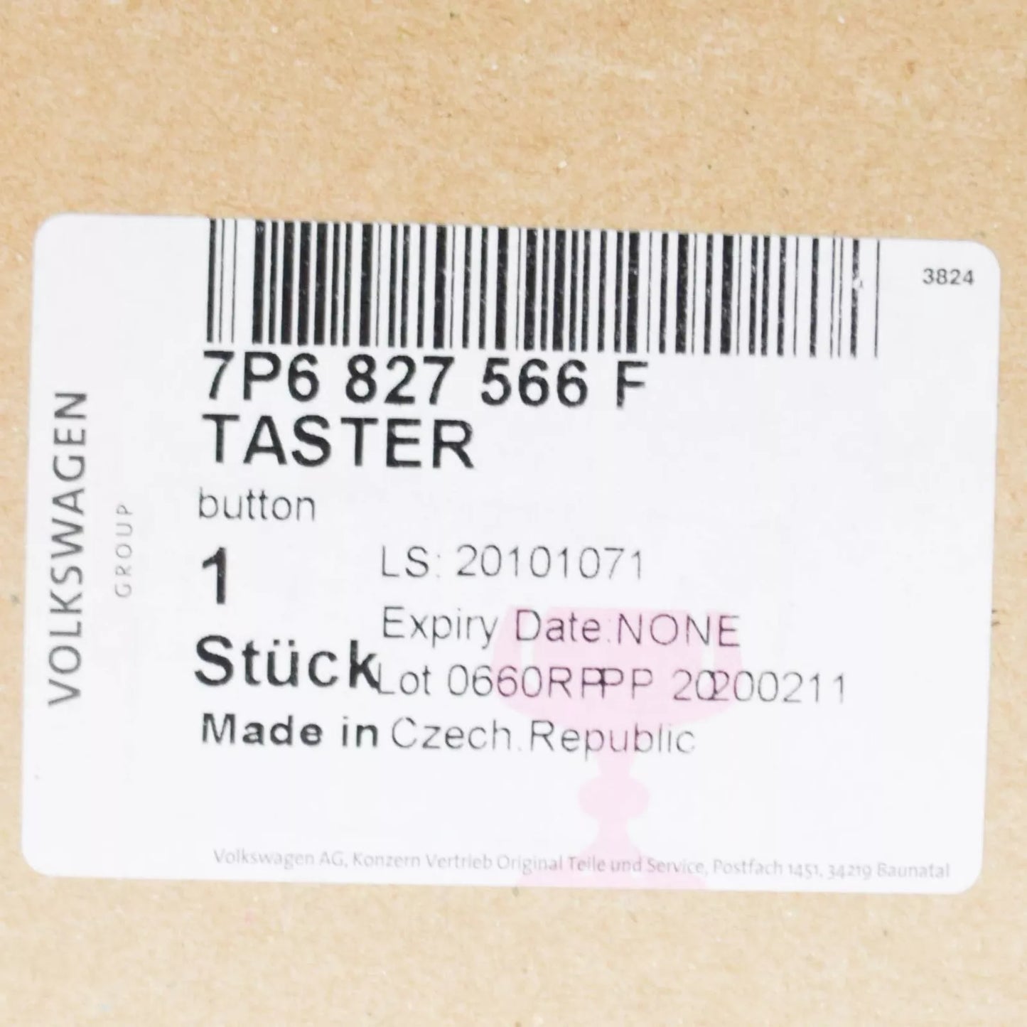 NEW AUDI A6 C7 REAR TAILGATE BOOT LID REAR VIEW CAMERA 7P6827566F ORIGINAL